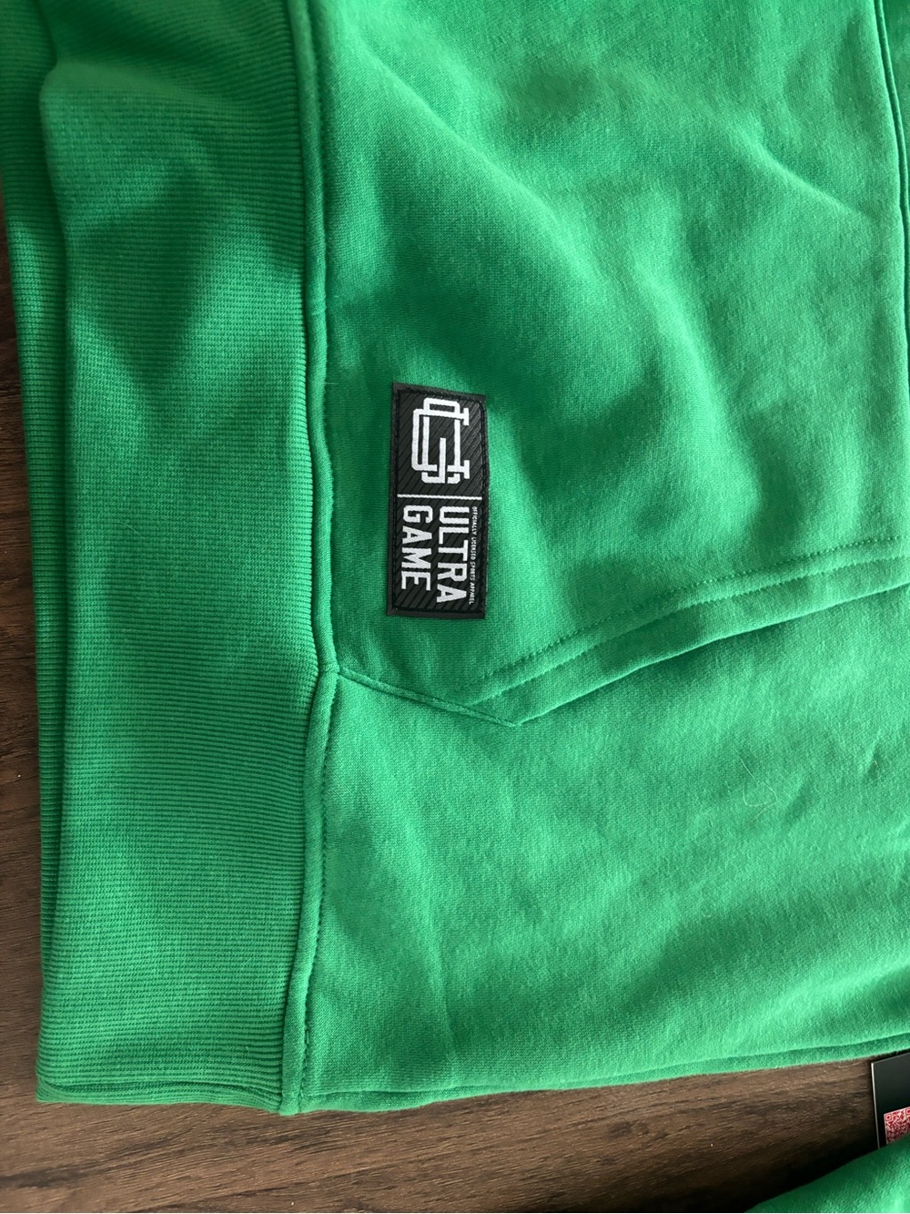 NFL Green Philadelphia Eagles Pullover Hoodie with Black Lettering - Picture 5 of 5